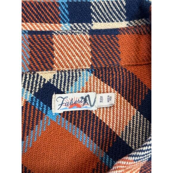 Faherty Surf Flannel Overshirt XL - Picture 3 of 8